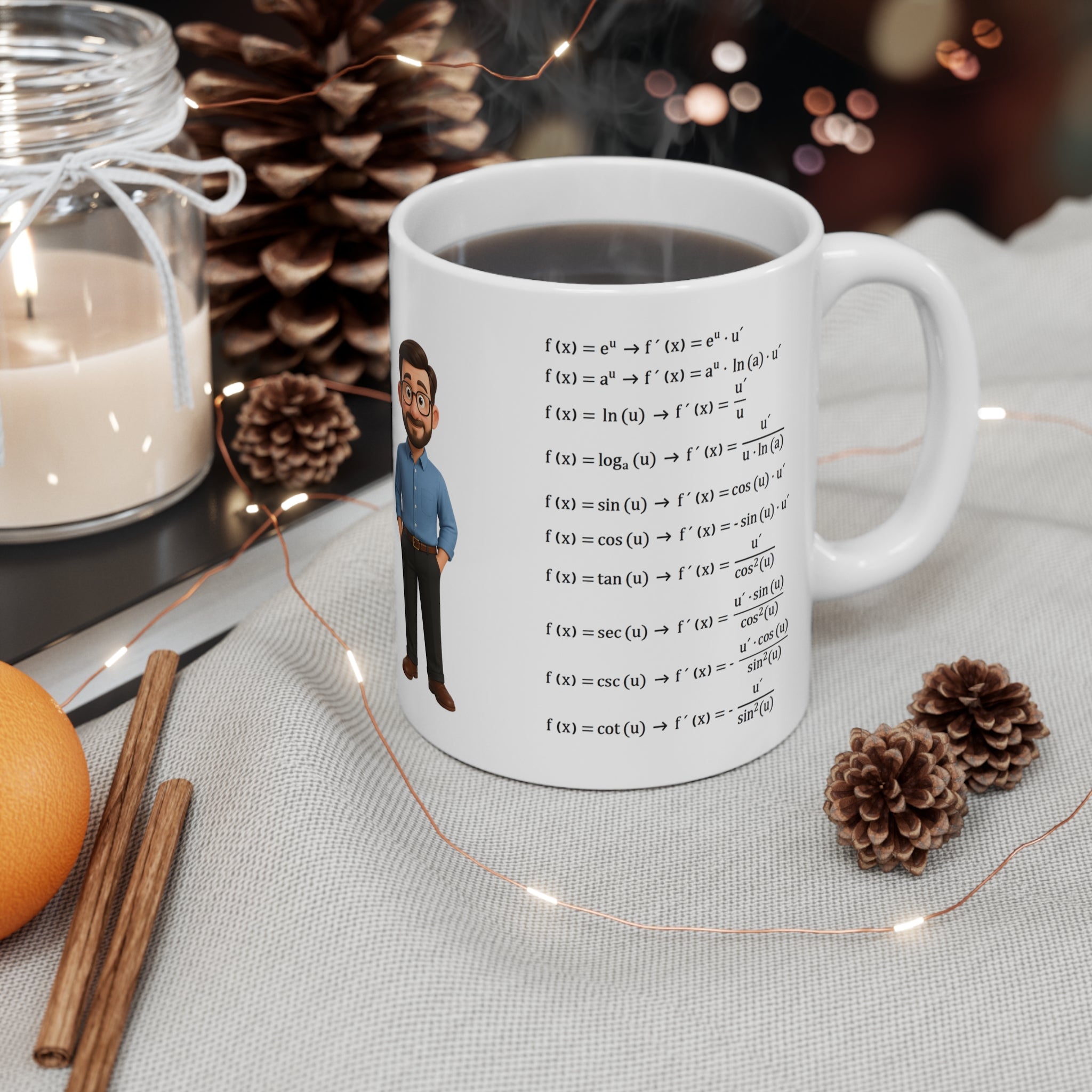 Mug with table of derivatives